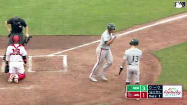 Samuel Basallo's three-run homer