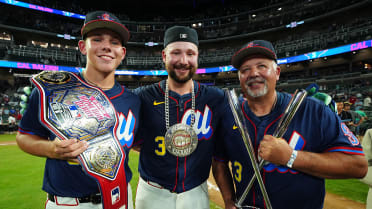 La actuación de Cal Raleigh en el Derby de Jonrones