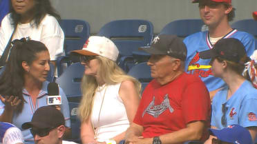 Quinn Mathews' family on his Major League debut