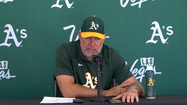 Mark Kotsay discusses the Athletics' loss to Orioles