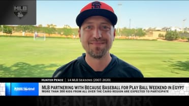 Hunter Pence discusses Play Ball Weekend in Egypt