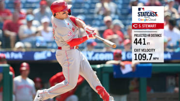 Sal Stewart crushes 441-foot home run