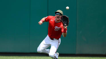 Jacob Young's impressive sliding catch