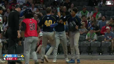 Josiah Hartshorn swats his 3rd homer of the season