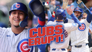 Cubs break the game open with seven-run 4th