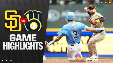 Padres vs. Brewers Highlights