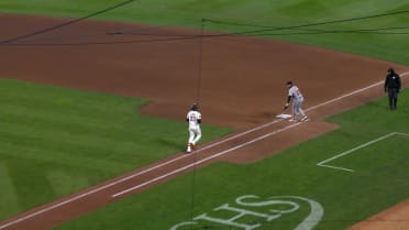 Jake Rogers throws to Spencer Torkelson for the out