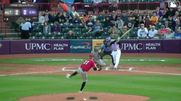 Thayron Liranzo's 11th homer of the season for Erie