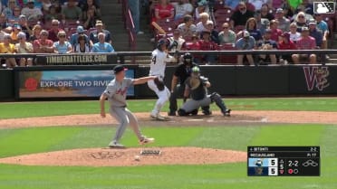 Eric Bitonti homers (22) on a fly ball to right field.