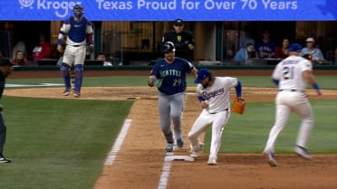 Cal Raleigh ruled out after replay review