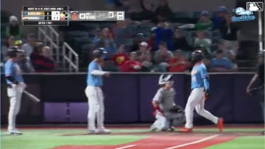 Nate George's game-tying two-run home run