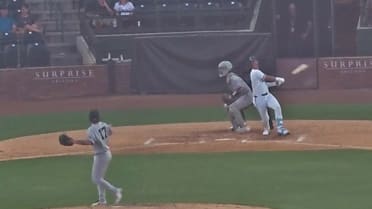 Angeibel Gomez singles, steals second and scores