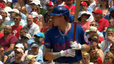 Carson Benge pega sac fly