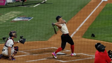 Jacob Parker competes in High School Home Run Derby