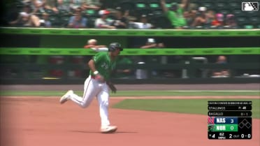 Samuel Basallo slugs his 14th homer of the season