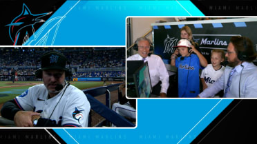 Clayton McCoullough gets interviewed by his kids