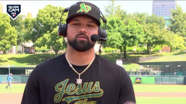 Carlos Cortes reacts to being AL Player of the Week