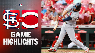 Alec Burleson hits a two-run double in Cardinals' win