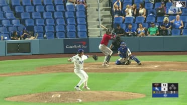 Wilder Dalis homers (14) on a line drive to right field.