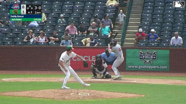 Enddy Azocar homers (7) on a fly ball to left center field.