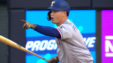 Joc Pederson hits foul ball after umpire review
