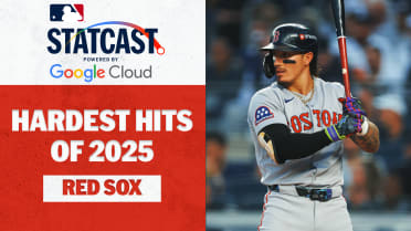 Red Sox Hardest Hits of 2025