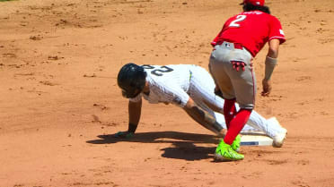 Jasson Domínguez registra su 1er robo del año