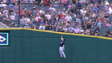 Chase DeLauter's leaping catch 