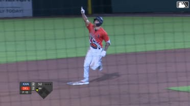 Wehiwa Aloy's first professional homer 