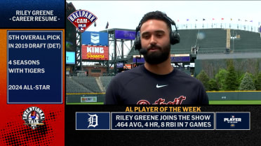 Riley Greene on winning AL Player of the Week
