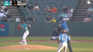 Alfonsin Rosario homers (8) on a fly ball to right center field. Jaison Chourio scores.