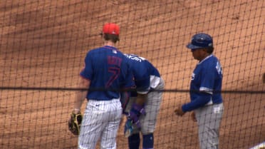 Mark Vientos hits single for Team Nicaragua vs. Mets