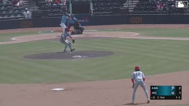 Hector Osorio homers (13) on a fly ball to right center field. Daniel Flames scores.