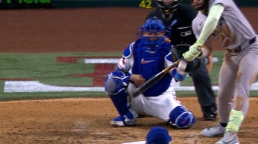 José Caballero hit by pitch, strikes out after review