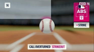 Called ball gets overturned as strikeout
