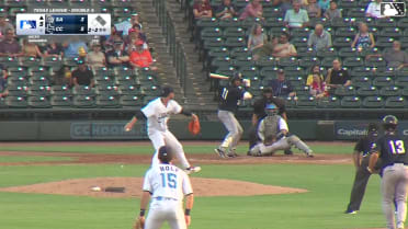 Romeo Sanabria homers (8) on a fly ball to right field. Ryan Jackson scores. Francisco Acuna scores.