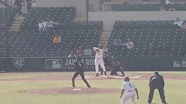 Charles Morris' two-hit game