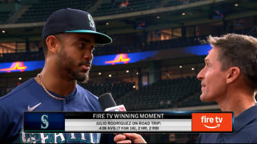 Julio Rodríguez talks win, home run