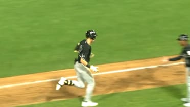Ryan Wideman swats his first pro homer
