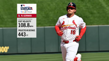 Gorman pega HR de 443 pies