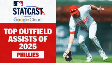 Phillies' Top 5 outfield assists of 2025