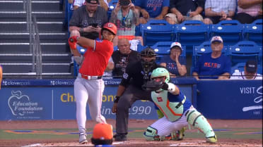 Daylen Lile's two-run double