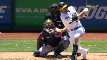 Ramón Laureano's RBI single