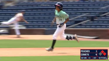 Micaela Minner's RBI double