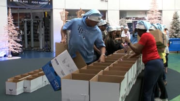 Rays, Rowdies build care packages