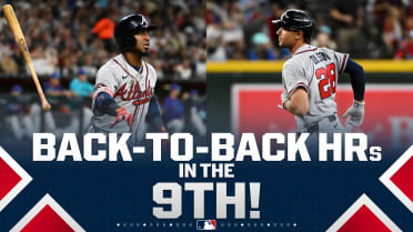 Ozzie Albies and Matt Olson's back-to-back home runs