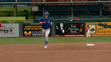 James Triantos' first homer of the year