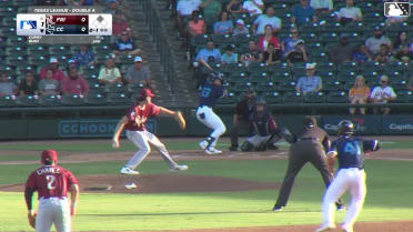 Will Bush homers (9) on a fly ball to left field. Trevor Austin scores.