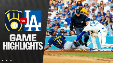 Brewers vs. Dodgers Highlights