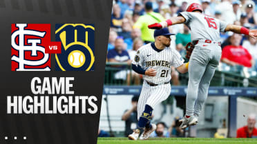 Cardinals vs. Brewers Highlights